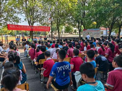 多部门联动 甘棠学校“开学第一课”筑牢安全防护网