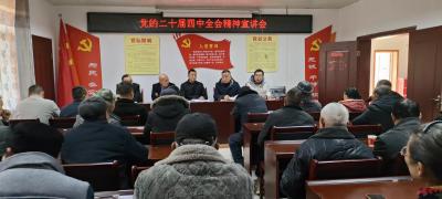 区工业行业协会到马桥镇马桥村宣讲党的二十届四中全会精神