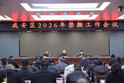 咸安区召开2026年禁鞭工作会