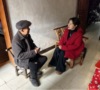 东门社区：年终岁末送平安 社区温情暖空巢