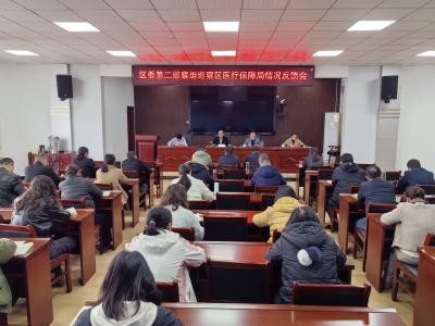 区委第二巡察组反馈巡察区医疗保障局情况