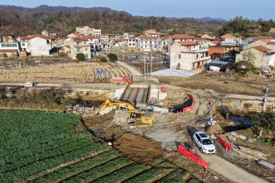 咸安高桥镇：刘桢村石垱桥改造工程顺利推进