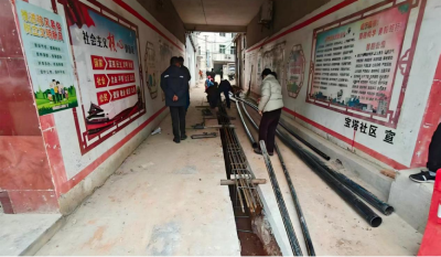 桂乡管家攻坚“通气难”  居民乐享“安心年”