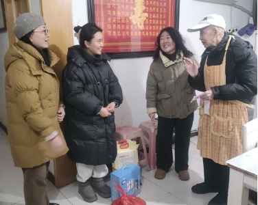 温泉街道希望桥社区：新春关怀暖人心 致敬英雄护夕阳  