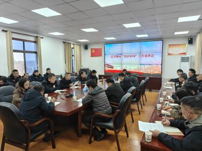 向阳湖镇召开春节期间人居环境整治工作部署会----总结百日攻坚成效 部署春节重点任务