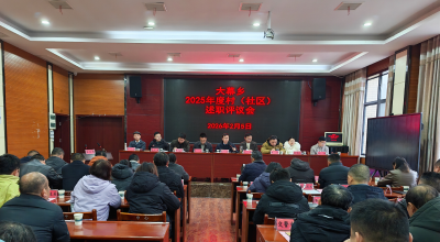 大幕乡召开2025年度村（社区）党组织书记述职评议会