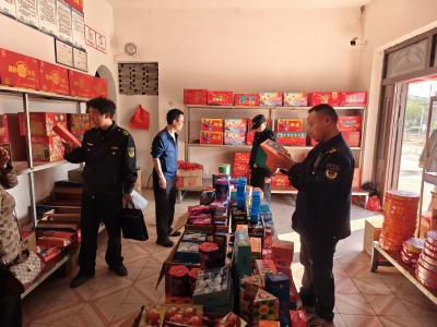 横沟桥镇开展烟花爆竹专项整治行动  筑牢节日安全防线