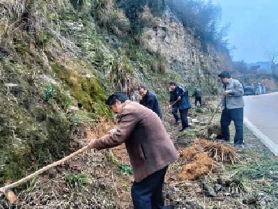 大幕乡马安头村：清洁家园迎新春，桂乡管家带头干