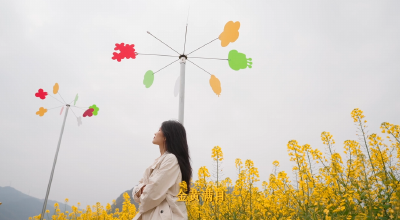 把美术馆搬进油菜花田？在咸安我看到了最治愈的春天