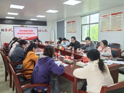 高桥镇：“学习+研讨”  镇村两级政务服务效能再提升