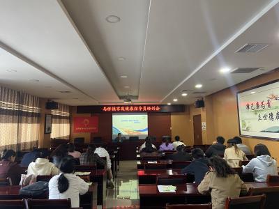 马桥镇妇联举办家庭健康指导员培训会 