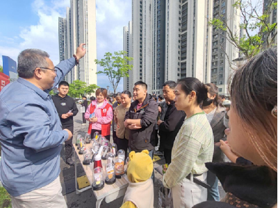 银桂社区“四防”宣传齐发力，共筑社区安全网(樊畅)