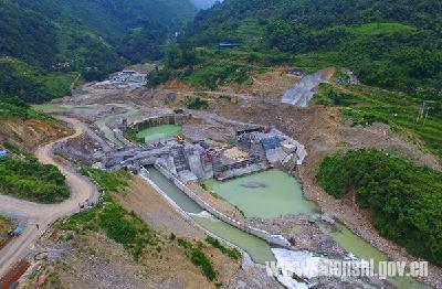 喻家河水库工程建设进度过半