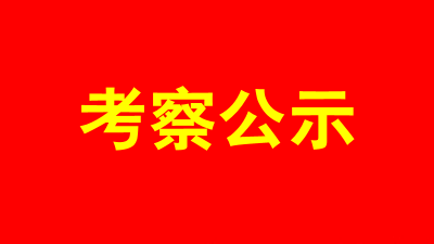 恩施市领导班子换届新提拔（重用）人选 考察对象公示公告