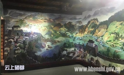 大型情景画《叶挺将军囚居旧址情景画》对外展示（图） 
