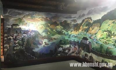 大型情景画《叶挺将军囚居旧址情景画》对外展示