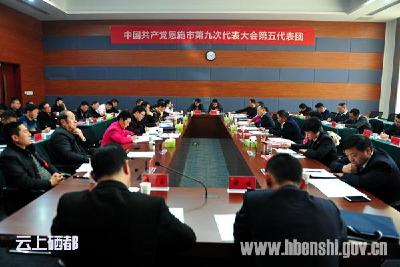 (聚焦党代会)各代表团进行分组讨论