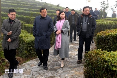 杭州市市长张鸿铭到恩施考察东西部扶贫协作工作