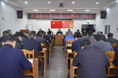 恩施市林业局部署林业重点工作