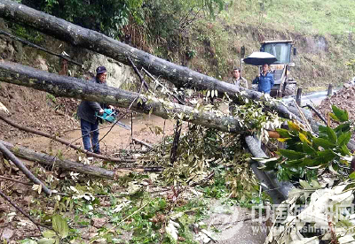 盛家坝：积极应对暴雨天气