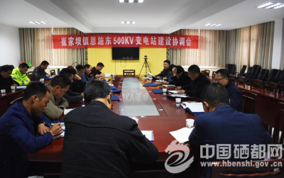 崔　坝：恩施东500KV变电站项目启动