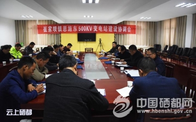 崔　坝：恩施东500KV变电站项目启动