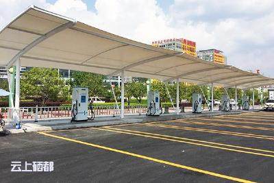 公交车直流充电站将投入使用