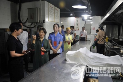 市政协调研全市食品药品安全工作（图）
