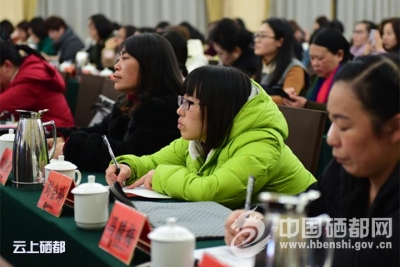 恩施市妇女代表学习贯彻党的十九大精神（图）