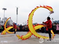 龙狮舞州城 多彩文艺活动伴居民热闹过春节
