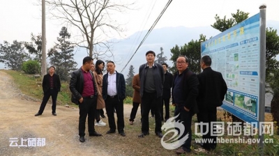 省国土厅到屯堡乡调研土地整治情况
