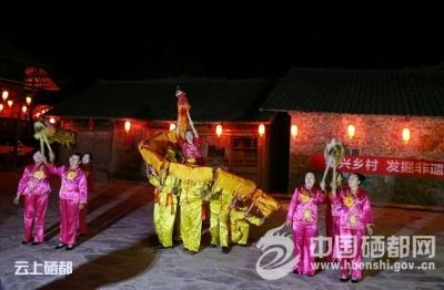 芭蕉乡舞起“板凳龙” 传承民族文化