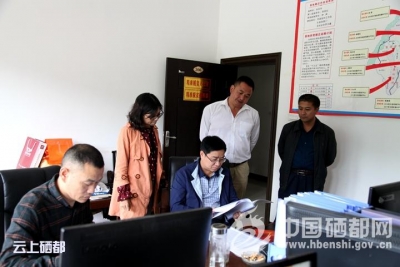 市领导督办太阳河乡精准扶贫工作