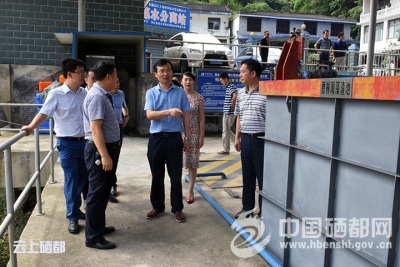 尹达到恩施市调研环保督查反馈问题整改情况