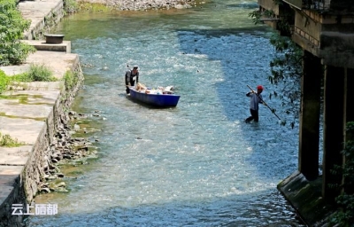 州城龙洞河河道保洁常态化