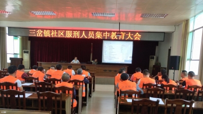 三岔镇对社区服刑人员真教育重管理