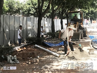 恩施州城3条人行道改造升级