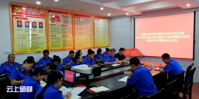 市城管执法局：开展第九期支部主题党日活动