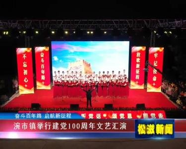 【奋斗百年路 启航新征程】涴市镇举行建党100周年文艺汇演（20210628）