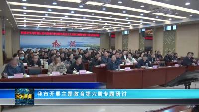 我市开展主题教育第六期专题研讨（20231211）