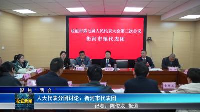 【聚焦“两会”】人大代表分团讨论：街河市代表团（20240105）