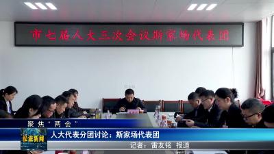 【聚焦“两会”】人大代表分团讨论：斯家场代表团（20240105）