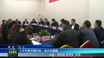 【聚焦“两会”】人大代表分团讨论：乐乡代表团（20240105）