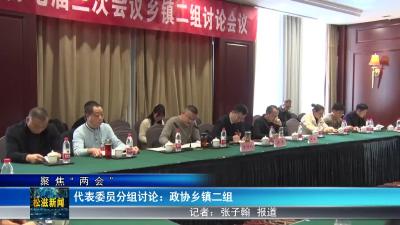 【聚焦“两会”】代表委员分组讨论：政协乡镇二组（20240104）