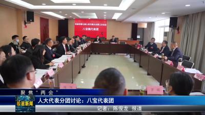 【聚焦“两会”】人大代表分团讨论：八宝代表团（20240105）