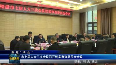 【聚焦“两会”】市七届人大三次会议召开议案审查委员会会议（20240105）