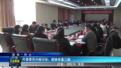 【聚焦“两会”】代表委员分组讨论：政协市直三组（20240104）