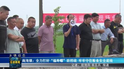 【乡镇动态】南海镇：全力打好“福寿螺”防控战 牢牢守住粮食安全底线（20240627）