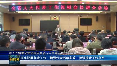 市人大常委会贯彻落实全省人大代表工作会议精神（20241113）