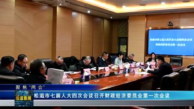 【聚焦“两会”】松滋市七届人大四次会议召开财政经济委员会第一次会议（20241227）